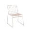 Mica Decorations Bueno Chair - 53 x 55 x 77 cm - Iron - Pink