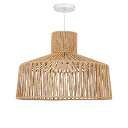 Mica Decorations Diora Hanging Lamp - H32xØ45 cm - Paper - Light brown