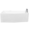 Beliani TALITA - Corner bath whirlpool - White - 170 x 80 cm - Acrylic