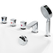 Beliani TALITA - Corner bath whirlpool - White - 170 x 80 cm - Acrylic