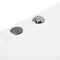 Beliani TALITA - Corner bath whirlpool - White - 170 x 80 cm - Acrylic