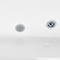 Beliani TALITA - Corner bath whirlpool - White - 170 x 80 cm - Acrylic