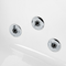 Beliani TALITA - Corner bath whirlpool - White - 170 x 80 cm - Acrylic