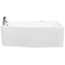 Beliani TALITA - Corner bath whirlpool - White - 170 x 80 cm - Acrylic