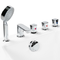 Beliani TALITA - Corner bath whirlpool - White - 170 x 80 cm - Acrylic
