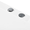 Beliani TALITA - Corner bath whirlpool - White - 170 x 80 cm - Acrylic