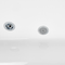 Beliani TALITA - Corner bath whirlpool - White - 170 x 80 cm - Acrylic