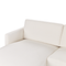 Beliani BREDA - Corner sofa - White - Right sided - Polyester