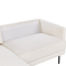 Beliani BREDA - Corner sofa - White - Right sided - Polyester