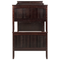 Beliani RADON - Bunk bed - Dark brown - 90 x 200 cm - Pine wood