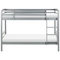 Beliani REGAT - Bunk bed - Gray - 90 x 200 - Pine wood