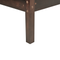Beliani REGAT - Bunk bed with storage space - Dark brown - 90 x 200 - Pine wood