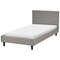 Beliani FITOU - Bed cover - Light gray - 90 x 200 cm - Polyester