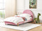 Beliani ANET - Bed - Pink - 90 x 200 cm - Velvet