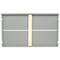 Beliani REGAT - Bunk bed with storage space - Gray - 90 x 200 - Pine wood