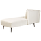 Beliani RIOM - Chaise longue - White - Left sided - Fabric