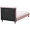 Beliani FITOU - Bed cover - Pink - 90 x 200 cm - Velvet