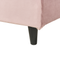 Beliani FITOU - Bed cover - Pink - 90 x 200 cm - Velvet