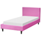 Beliani FITOU - Bed cover - Fuchsia - 90 x 200 cm - Velvet