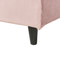 Beliani FITOU - Bed cover - Pink - 140 x 200 cm - Velvet