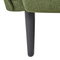Beliani CHEVANNES - Chaise longue - Dark green - Left sided - Polyester