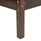 Beliani REVIN - Bunk bed with storage space - Dark brown - 90 x 200 cm - Pine wood