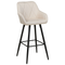 Beliani DARIEN - Bar stool - Beige - Polyester