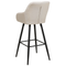 Beliani DARIEN - Bar stool - Beige - Polyester