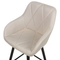 Beliani DARIEN - Bar stool - Beige - Polyester