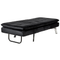 Beliani LOIRET - Chaise longue - Black - Velvet
