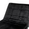 Beliani LOIRET - Chaise longue - Black - Velvet