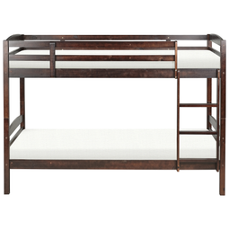 Beliani REGAT - Bunk bed - Dark brown - 90 x 200 - Pine wood