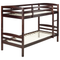 Beliani REGAT - Bunk bed - Dark brown - 90 x 200 - Pine wood