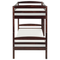 Beliani REGAT - Bunk bed - Dark brown - 90 x 200 - Pine wood