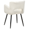 Beliani SANILAC - Dining room chair set of 2 - Cream - Bouclé