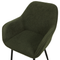 Beliani ALDEN - Dining room chair set of 2 - Dark green - Bouclé