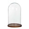 Mica Decorations Hella Stolp - 38x23 cm - Glass - Dark brown