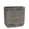 Mica Decorations rectangular flower pot kane - 28x14x28 dark gray