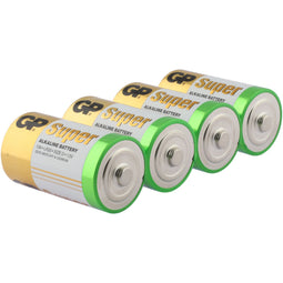 D Mono battery GP Alkaline Super 1.5V 4 pieces