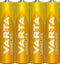 Varta Battery Alkaline, Micro, AAA, LR03, 1.5V Longlife, Shrinkwrap (4-Pack)