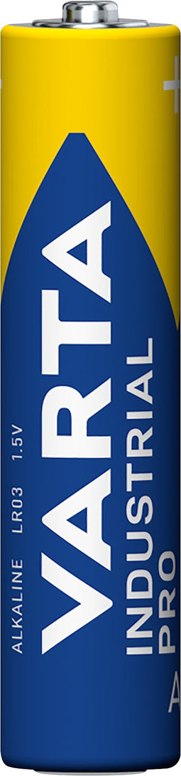 Varta Battery Alkaline, Micro, AAA, LR03, 1.5V Industrial Pro, Bulk (1-Pack)