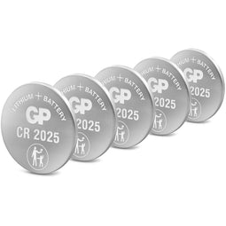 CR2025 GP lithium button cell 3V 5 pieces