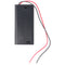 Battery holder for 2x AA LR6 batteries with on / off switch