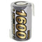 NiMH battery 2 / 3A 1600mAh NiMH battery with soldering tag in Z-shape