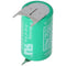 Varta CR1 / 2AA lithium battery 6127 with 3 print solder tail, plus contact 2, minus 1