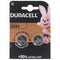 Duracell CR2032 lithium battery 3 volt with up to 180mAh capacity 2-pack