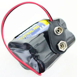 6 volt battery pack suitable for Hitag locker locks, consisting of four Varta batteries, including c