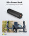 Bike power bank with 5000mAh, mobile power bank ideal for mounting on the frame, with USB-A and USB-