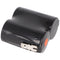 Emergency light battery NiMH 2.4V 3000mAh F1x2 Sub-C with Faston connection on the side, suitable fo