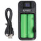 Powerbank and 18650 Li-ion charger for 18650 3.6V -3.7V lithium ion batteries